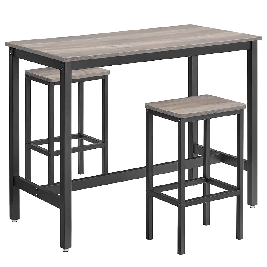 直接取引 VASAGLE Industrial Bar Table Set Industrial Bar Table Set for Sale | Wholesale Furniture